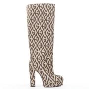 Pre-owned Fabric boots Gucci Vintage , Brown , Dames