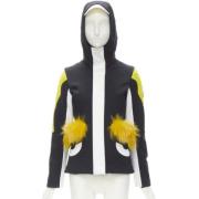 Pre-owned Nylon outerwear Fendi Vintage , Black , Dames