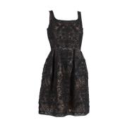 Pre-owned Silk dresses Oscar De La Renta Pre-owned , Black , Dames