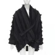 Pre-owned Wool outerwear Issey Miyake Pre-owned , Black , Dames