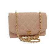 Pre-owned Canvas chanel-bags Chanel Vintage , Pink , Dames