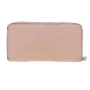 Pre-owned Leather wallets Louis Vuitton Vintage , Pink , Dames