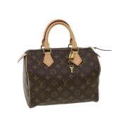 Pre-owned Canvas handbags Louis Vuitton Vintage , Brown , Dames