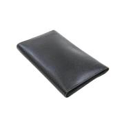 Pre-owned Leather clutches Delvaux Pre-owned , Black , Dames