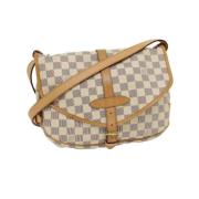 Pre-owned Canvas louis-vuitton-bags Louis Vuitton Vintage , Beige , Da...