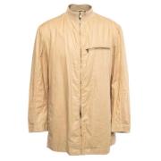 Pre-owned Linen outerwear Armani Pre-owned , Beige , Dames