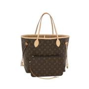 Pre-owned Canvas louis-vuitton-bags Louis Vuitton Vintage , Brown , Da...