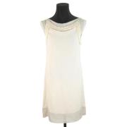 Pre-owned Silk dresses Loewe Pre-owned , Beige , Dames