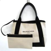 Pre-owned Canvas handbags Balenciaga Vintage , Beige , Unisex
