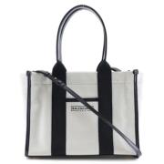 Tweedehands Wit Canvas Balenciaga Tote Balenciaga Vintage , White , Da...