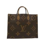 Tweedehands Bruin Canvas Louis Vuitton Tote Louis Vuitton Vintage , Br...