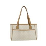 Pre-owned Canvas gucci-bags Gucci Vintage , White , Dames