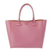 Pre-owned Leather handbags Loewe Pre-owned , Pink , Dames