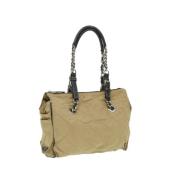 Pre-owned Nylon prada-bags Prada Vintage , Beige , Dames