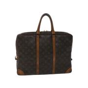 Pre-owned Canvas louis-vuitton-bags Louis Vuitton Vintage , Brown , Da...