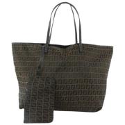 Pre-eigendom canvas Fendi-bags Fendi Vintage , Brown , Dames