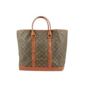 Coated Canvas LV Tassen Louis Vuitton Vintage , Brown , Dames