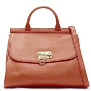 Pre-owned Leather shoulder-bags Dolce & Gabbana Pre-owned , Orange , D...