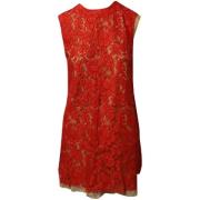 Pre-owned Cotton dresses Miu Miu Pre-owned , Red , Dames