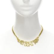 Pre-owned Fabric necklaces Moschino Pre-Owned , Yellow , Dames