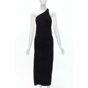 Pre-owned Suede dresses Gucci Vintage , Black , Dames