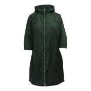 Pre-owned Polyester outerwear Prada Vintage , Green , Dames