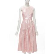 Pre-owned Polyester dresses Simone Rocha Pre-owned , Pink , Dames