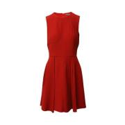 Pre-owned Acetate dresses Alexander McQueen Pre-owned , Red , Dames