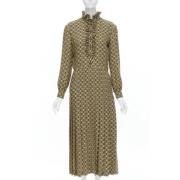 Pre-owned Wool dresses Celine Vintage , Yellow , Dames