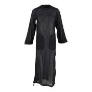 Pre-owned Wool dresses Saint Laurent Vintage , Black , Dames