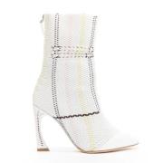 Pre-owned Leather boots Dior Vintage , White , Dames