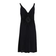 Pre-owned Acetate dresses Moschino Pre-Owned , Black , Dames
