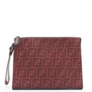 Pre-owned Leather fendi-bags Fendi Vintage , Red , Dames