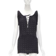 Pre-owned Silk dresses Gucci Vintage , Black , Dames