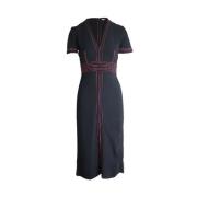 Pre-owned Fabric dresses Burberry Vintage , Black , Dames