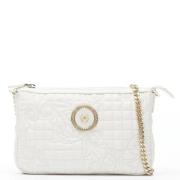 Pre-owned Leather shoulder-bags Versace Pre-owned , White , Dames