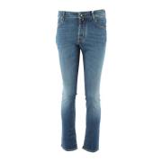 Blauwe Heren Jeans - Nick Slim Fit Jacob Cohën , Blue , Heren