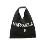 Pre-owned Canvas handbags Maison Margiela Pre-owned , Black , Dames