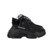 Pre-owned Polyester sneakers Balenciaga Vintage , Black , Dames