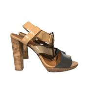 Pre-owned Sandalen Hermès Vintage , Beige , Dames