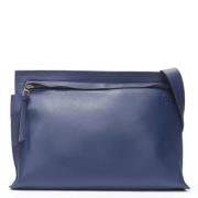 Pre-owned Leather crossbody-bags Loewe Pre-owned , Blue , Dames