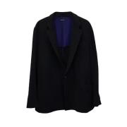 Pre-owned Wool outerwear Armani Pre-owned , Blue , Heren