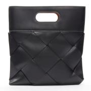 Pre-owned Leather handbags Bottega Veneta Vintage , Black , Dames