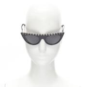 Pre-owned Acetate sunglasses Valentino Vintage , Black , Dames