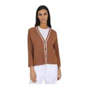 Stijlvolle Cardigan Gran Sasso , Brown , Dames