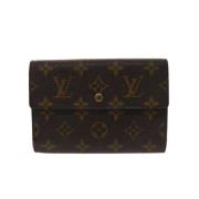 Pre-owned Canvas wallets Louis Vuitton Vintage , Brown , Dames