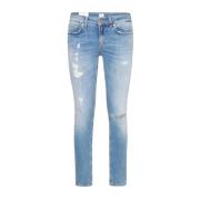 Monroe Broek Dondup , Blue , Dames