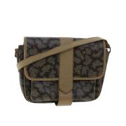 Pre-owned Leather shoulder-bags Saint Laurent Vintage , Gray , Dames