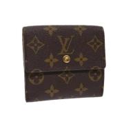 Pre-owned Canvas wallets Louis Vuitton Vintage , Brown , Dames