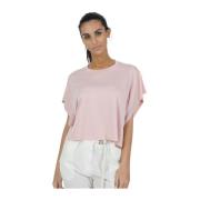 Casual T-Shirt Dondup , Pink , Dames